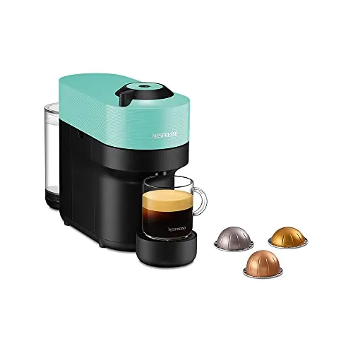 Nespresso Cafeteira Vertuo Pop ?Verde Acqua 220v + R$150 Em Capsulas